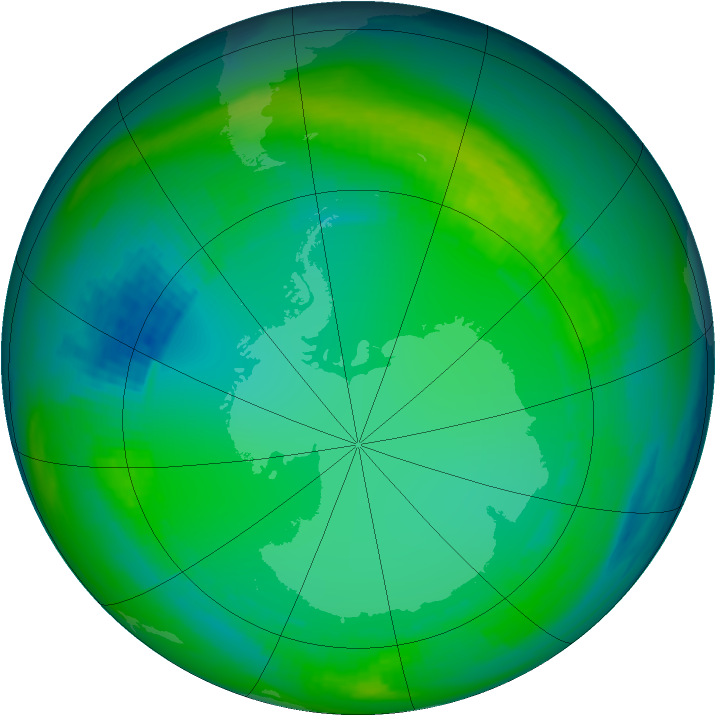 Ozone Map 1982-07-23